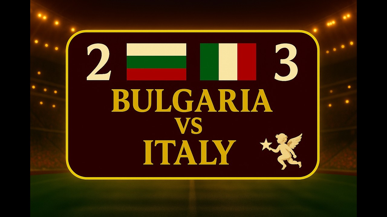 Bulgaria vs. Italy FULL MATCH