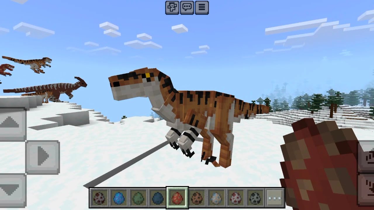 Dinosaurs The Dominion Project Reborn ADDON in Minecraft PE