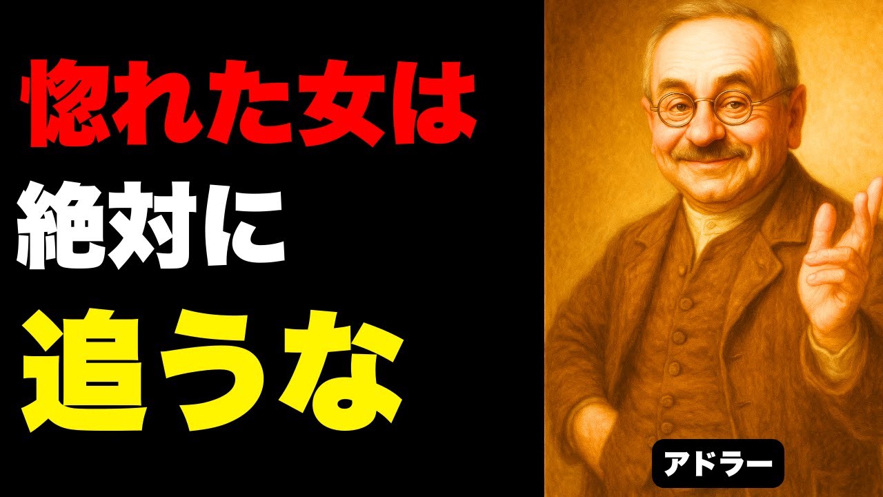 【主導権の真実】追った瞬間に男の価値が下がる理由｜アドラー心理学