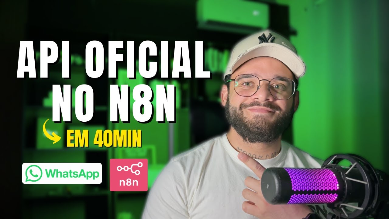 Integrando API OFICIAL do WhatsApp no n8n em menos de 40min - TEMPLATE GRATUITO