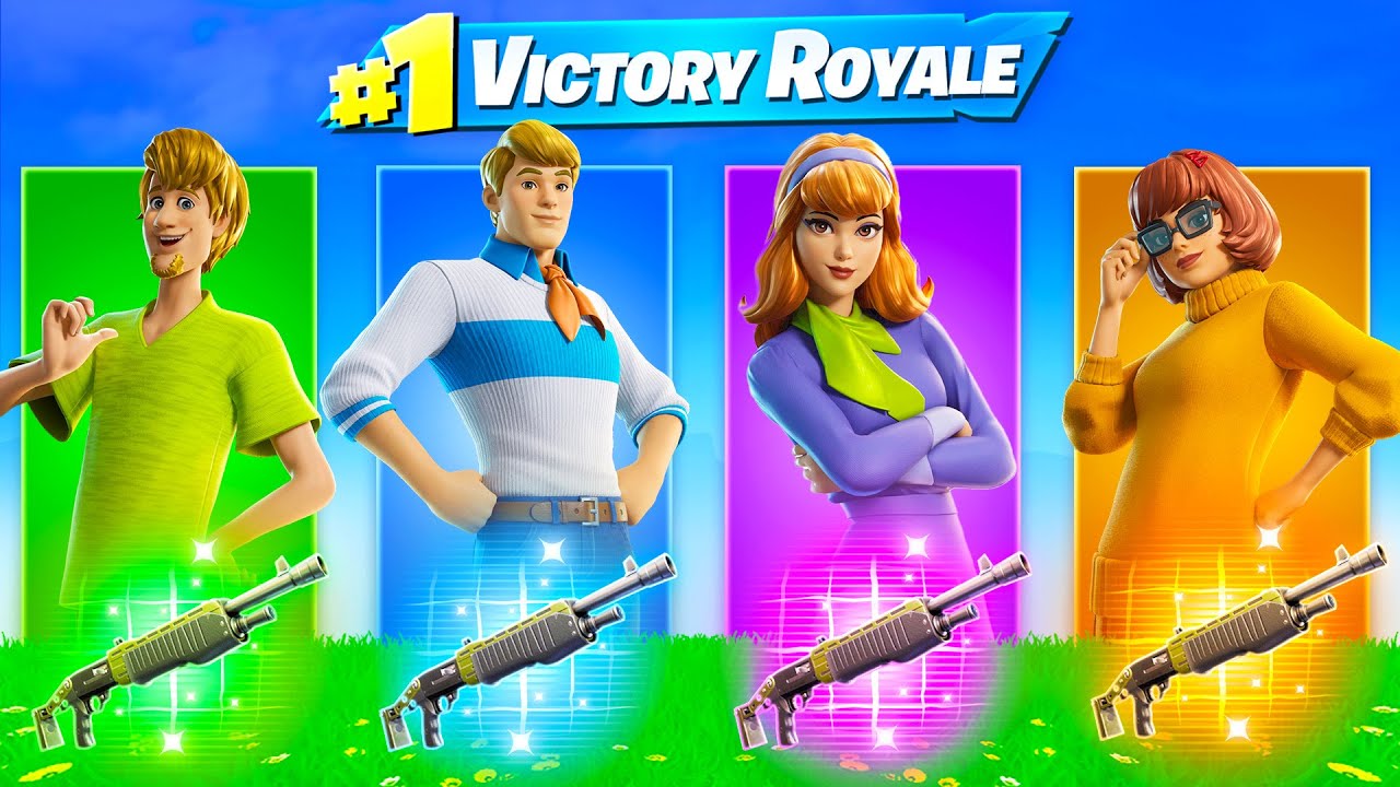 THE *RANDOM* SCOOBY-DOO Skin Challenge