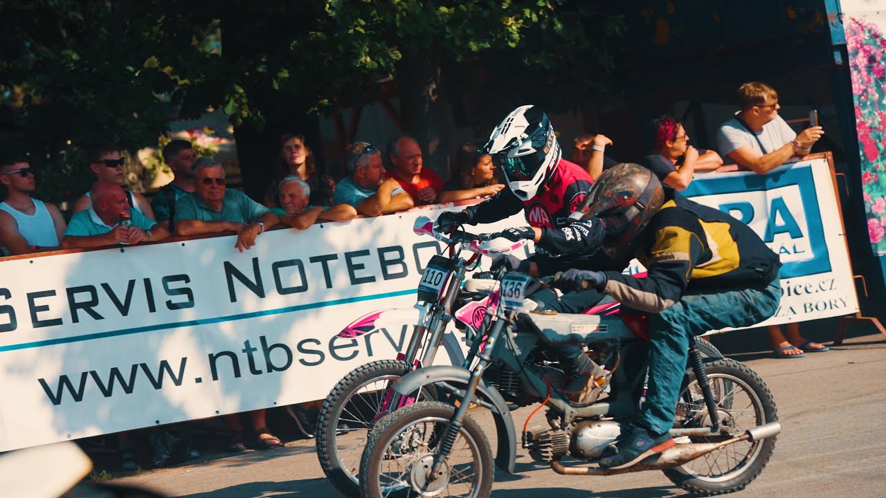 Stadion CUP Břehy 2024 / Jawa 50 / 3k Válec / 8. místo TEAM MP MOTORY