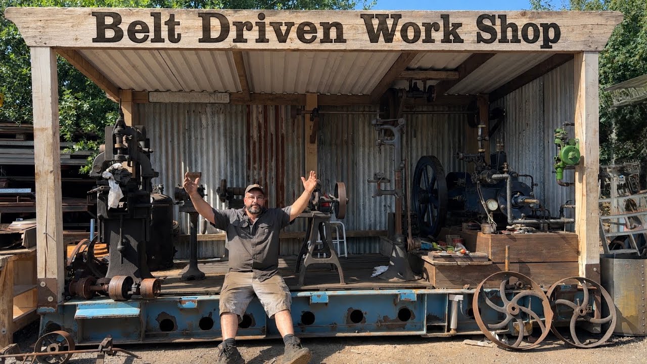 Recreating history!! Line shaft workshop prt 1&hellip;
