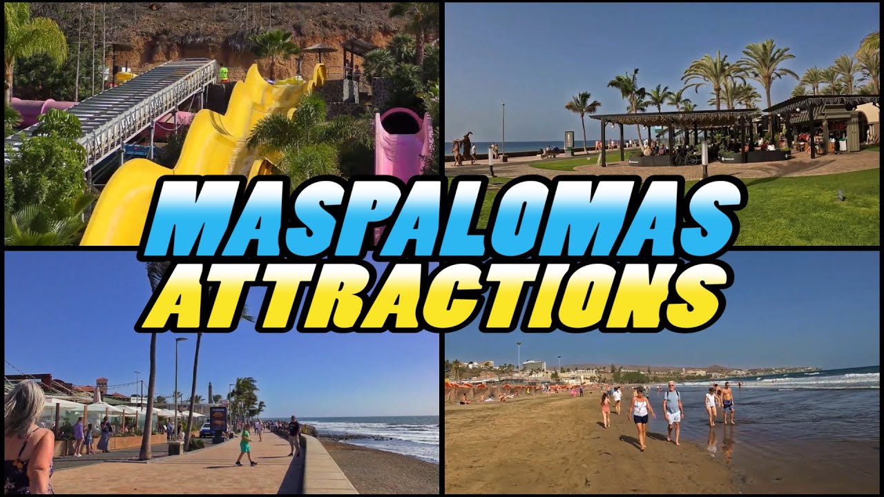 MASPALOMAS ATTRACTIONS || Atracciones de Maspalomas - Gran Canaria (4k)
