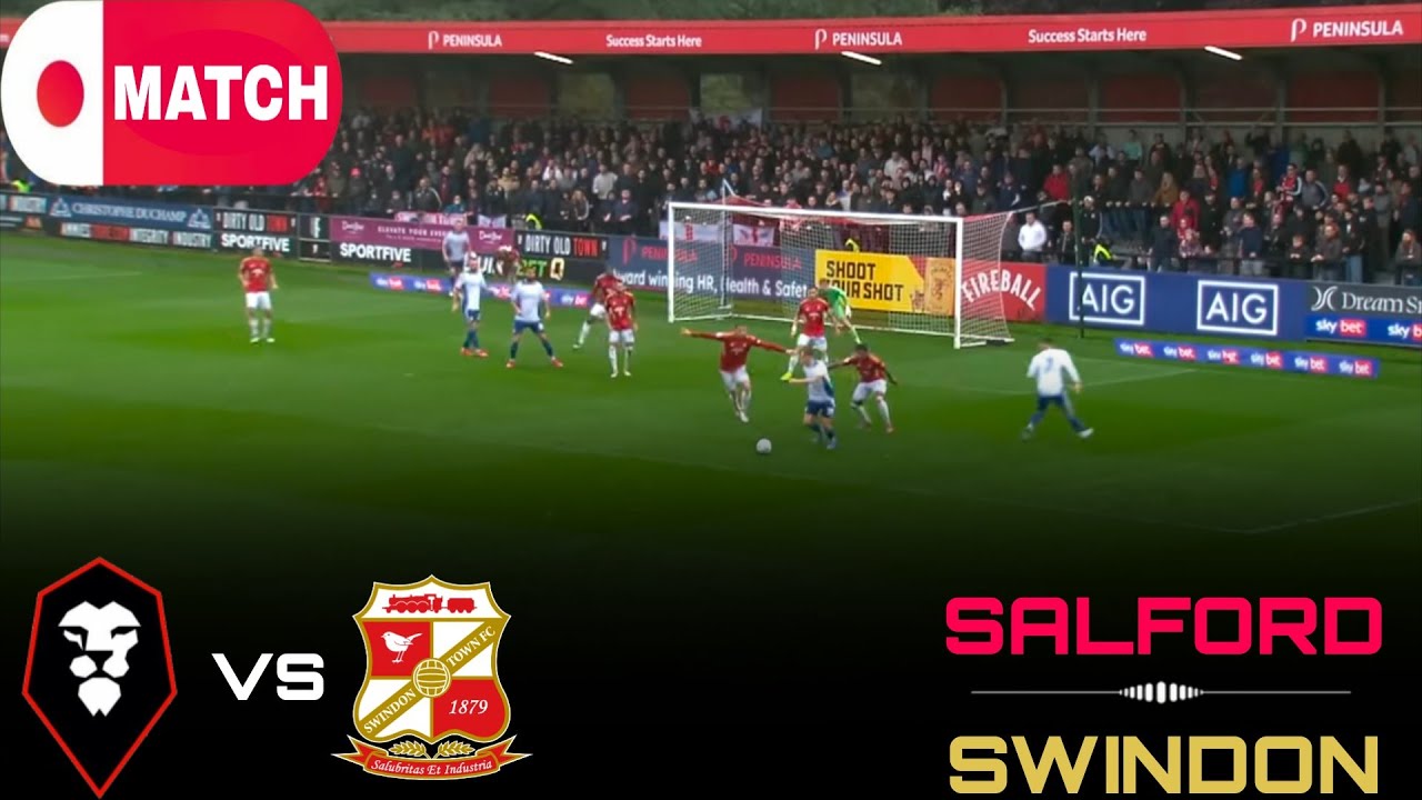 LIVE : Salford City vs Swindon Town / English FA Cup Match - 2026