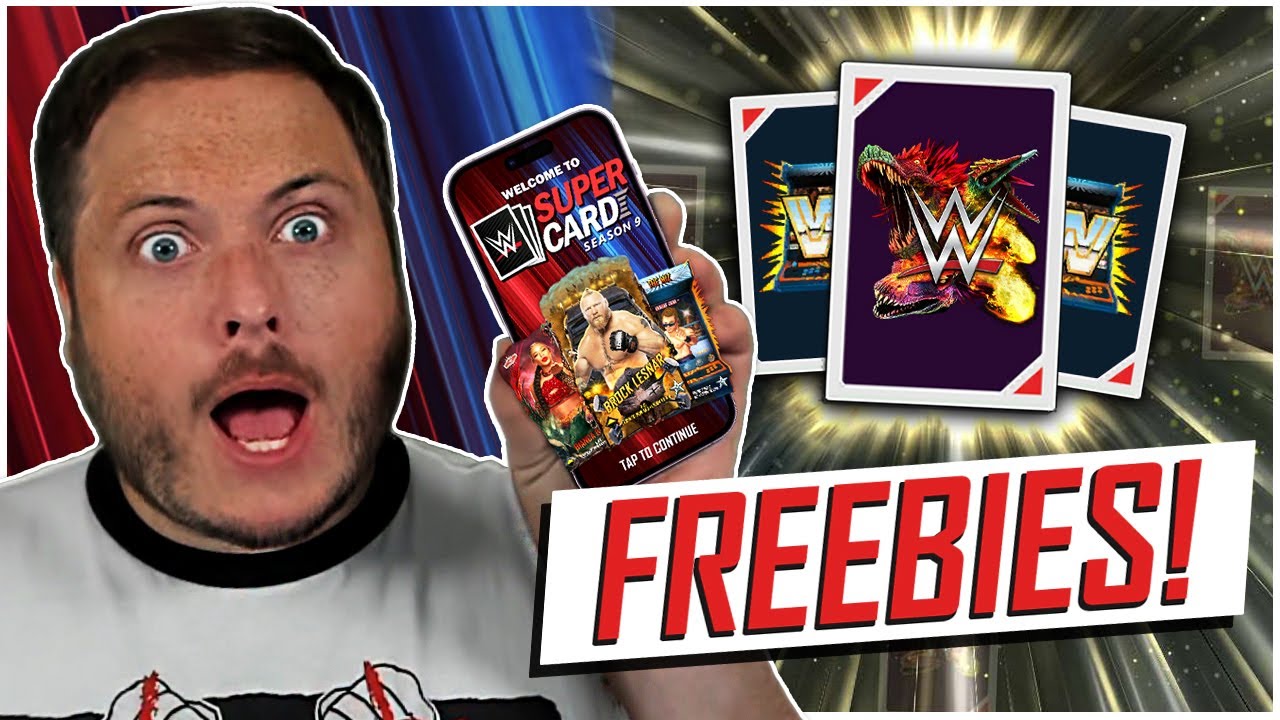 My FIRST WWE SuperCard Season 9 Cards!! PIXEL & EXTINCTION Tier Freebies!