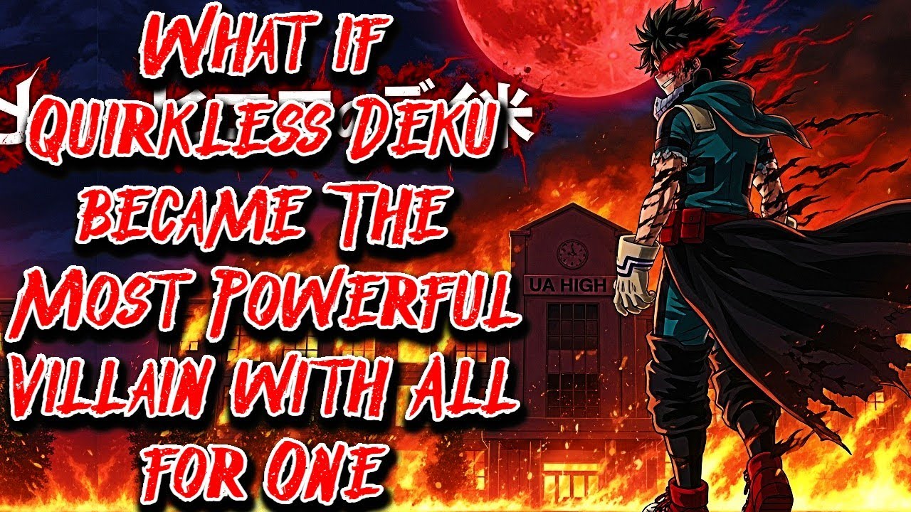 What if Quirkless Deku became The Most Powerful Villain with All for One Movie