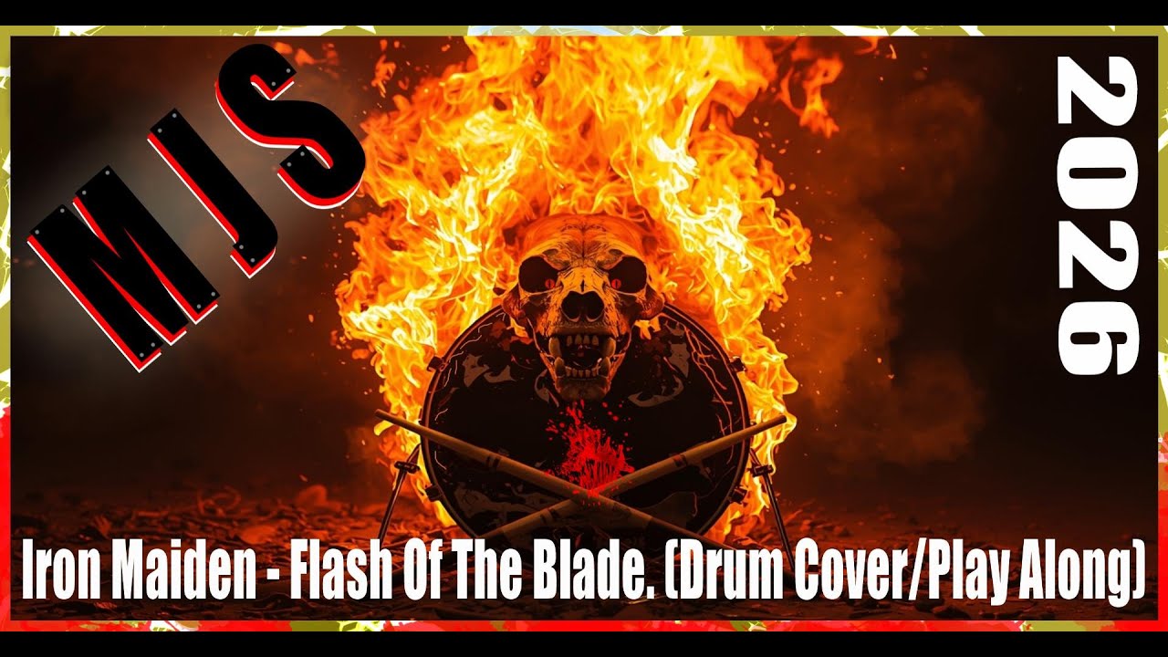 Iron Maiden - Flash Of The Blade. (DrumCover/PlayAlong)