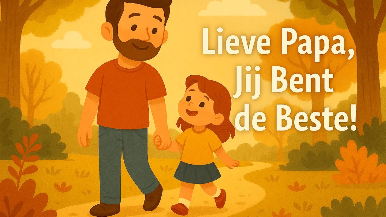 Lieve Papa, Jij Bent de Beste! | Vaderdag Liedje | Kinderliedje voor Papa