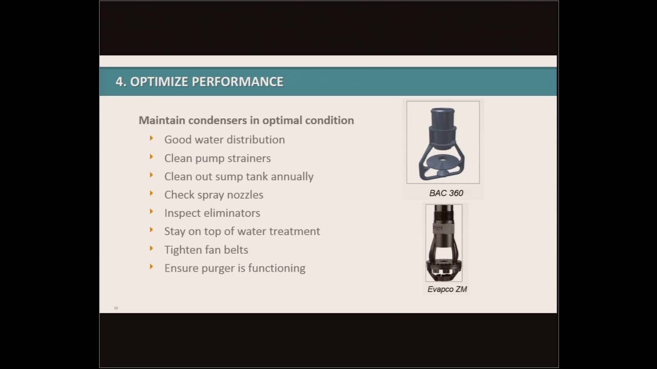 Industrial refrigeration: optimizing condenser performance