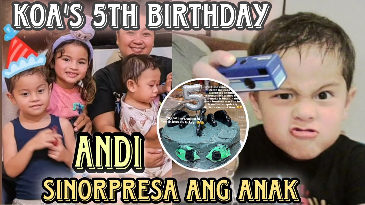 Andi Eignenn si sinurpreasa ang anak na si Koa ngayong 5th birthday |Ang saya naapreciate effort nya