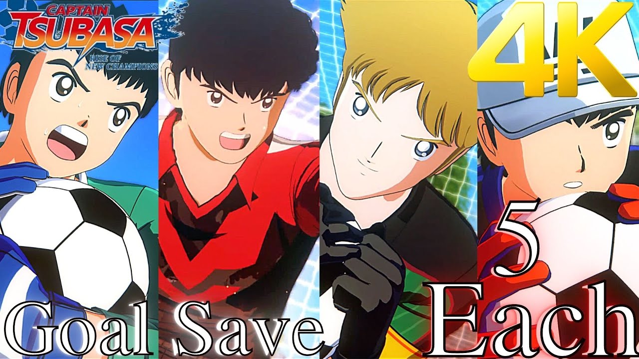 Captain Tsubasa: RONC (PS5) - All Goalkeeper 5 Goal Saves Animation | Tsubasa: Rise of New Champions