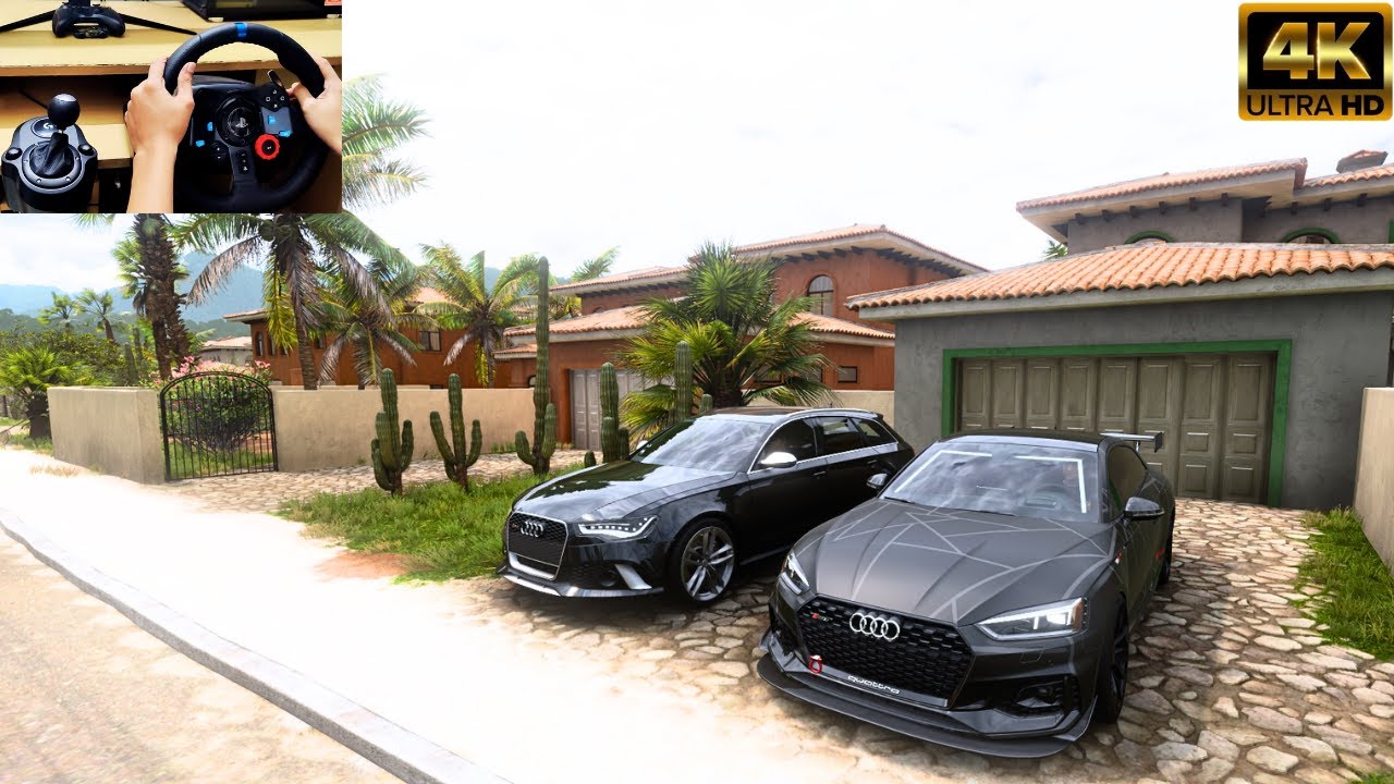 💀 Audi RS5 & Audi RS6 BRUTAL SPEED RUN 😈 UNSTOPPABLE GERMAN BEAST ON PUBLIC ROADS 🔥FH5 G29 4K 60FPS
