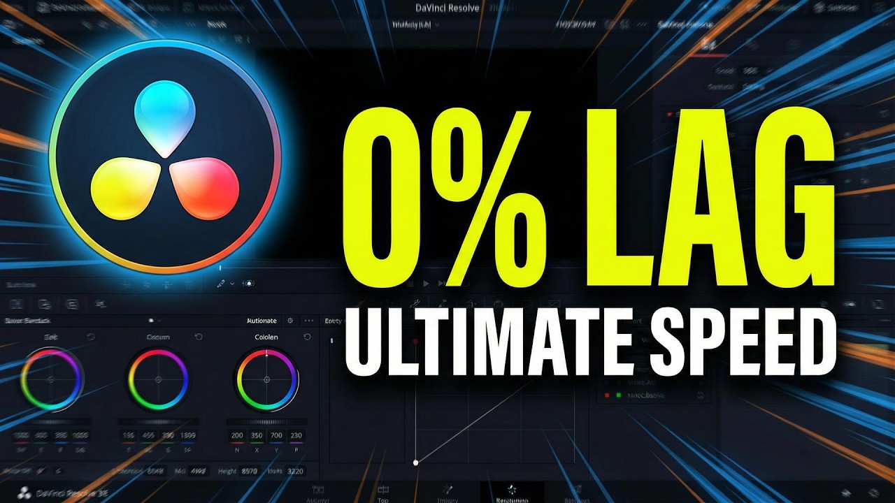 Make DaVinci Resolve Run SUPER FAST!