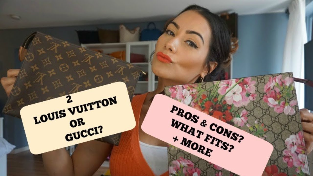 COMPARISON VIDEO - LOUIS VUITTON TOILETRY 26 OR GUCCI COSMETIC CASE?