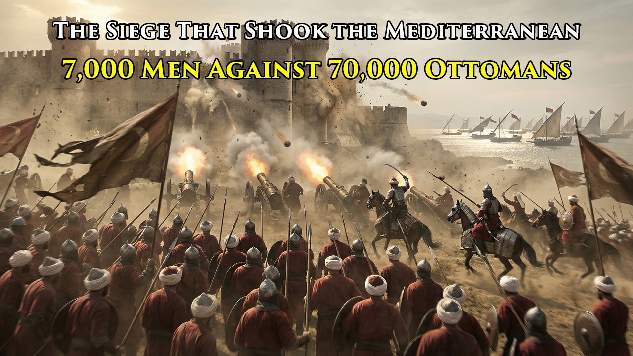 The Siege of Rhodes (1480): Why 70,000 Ottomans Failed Against 7,000 Knights?