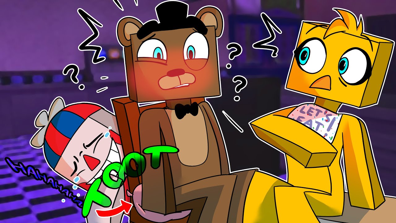 Causing Mayhem in the Pizzeria! in Minecraft Fnaf Roleplay