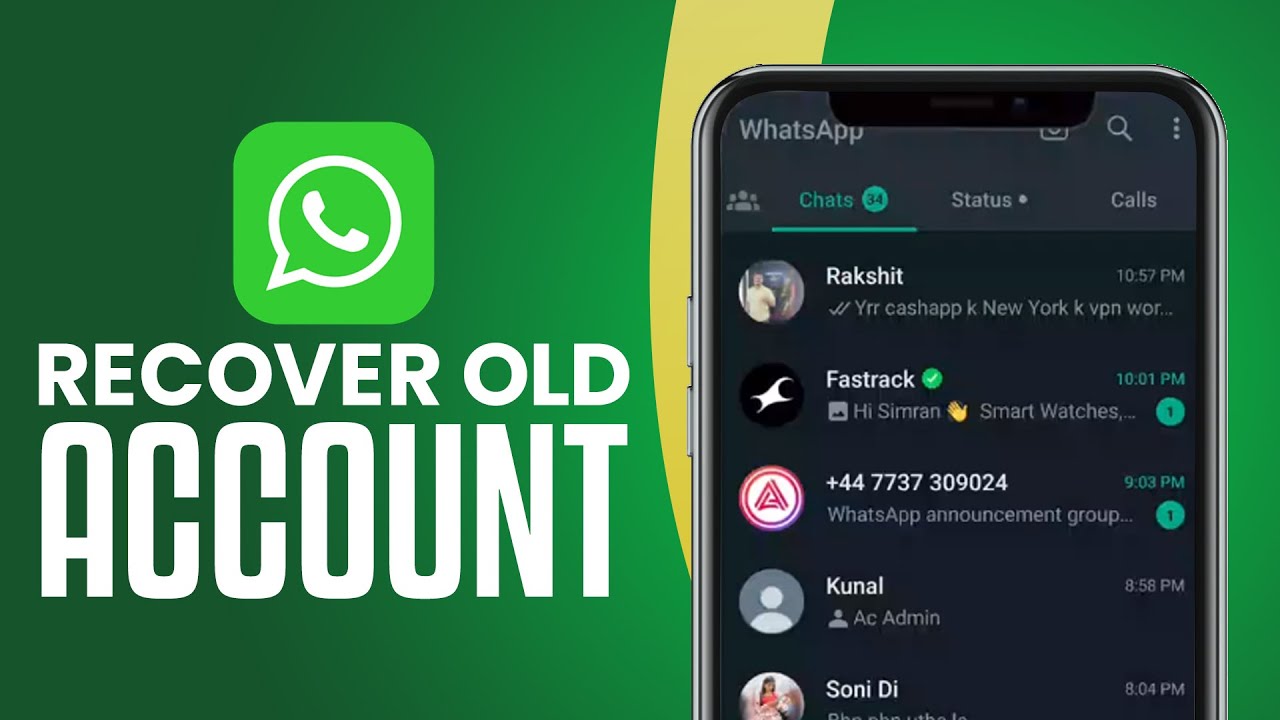 How To Recover Old WhatsApp Account Without Sim (2025) Easy Tutorial