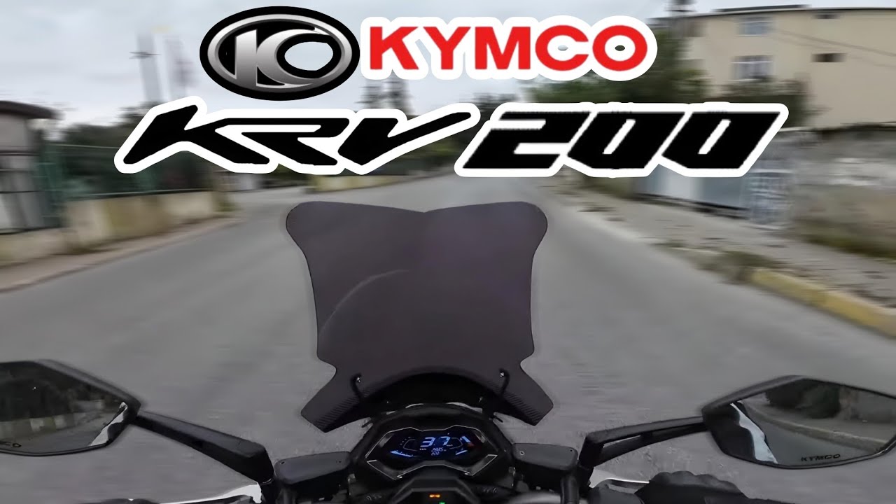 Yavru AK550 | Kymco KRV200 | Motosiklet Vizyonu 