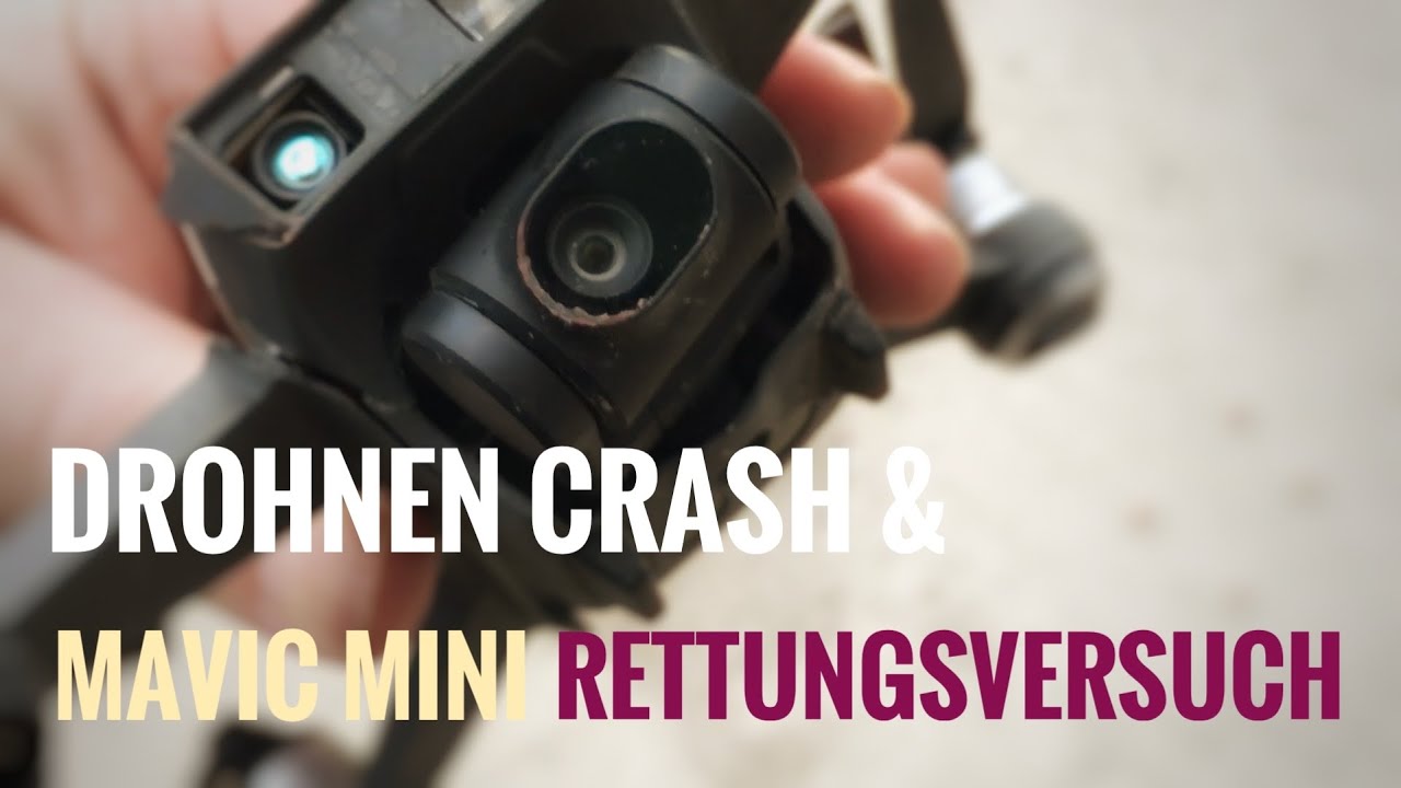 DJI Mavic Mini - Drohnen Absturz Crash (Spark) und Drohnen Rettung Mavic Mini? Deutsch