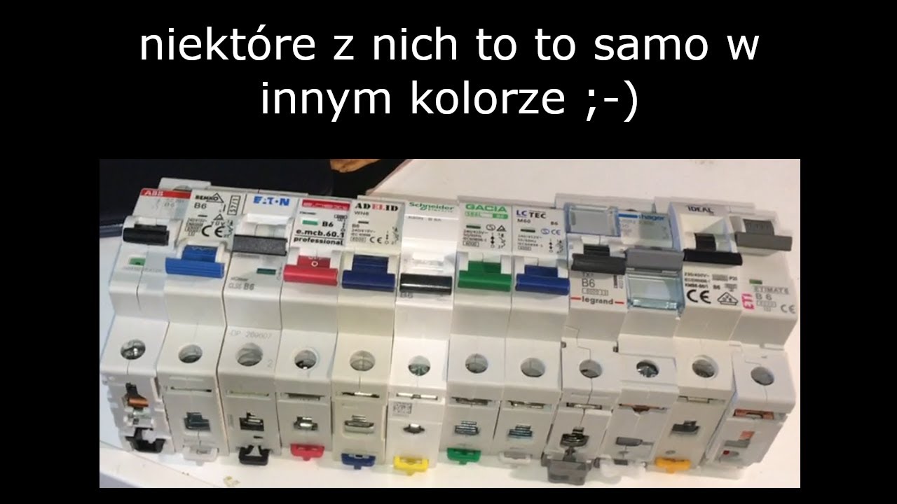 przegląd zabezpieczeń / wyłącznik&oacute;w nadprądowych ESek, ES&oacute;w - eaton, hager, abb czy może bemko?