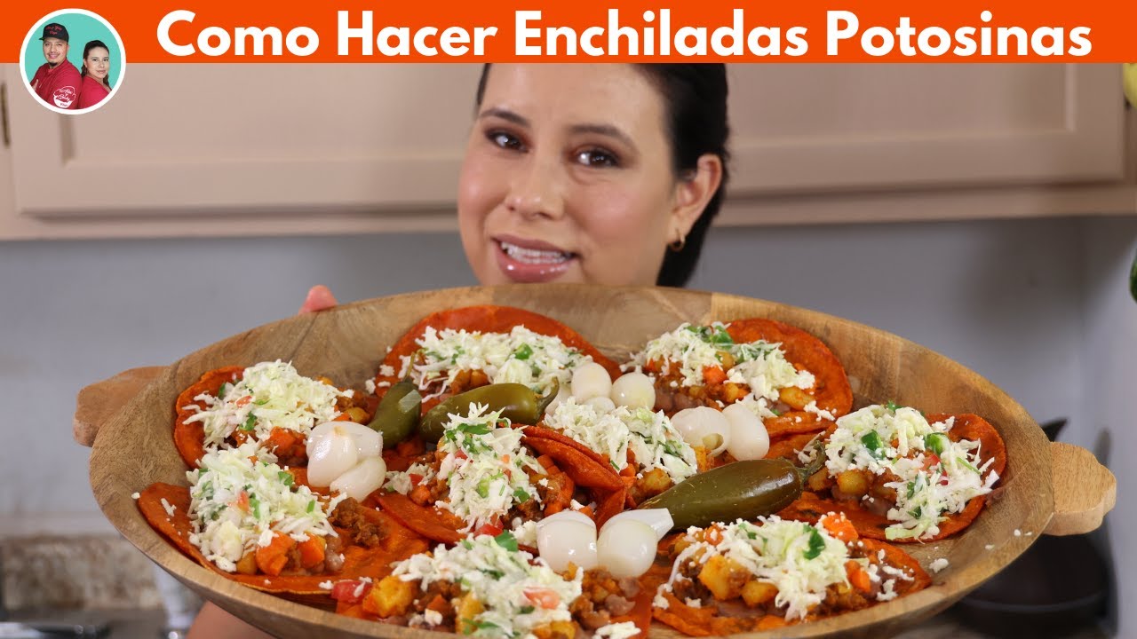 Otra Manera de Hacer ENCHILADAS Estilo  POTOSINAS 🧐😲