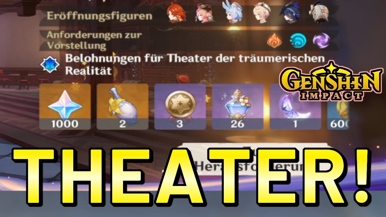 Genshin Impact - Mondorakelmodus im Theater der träumerischen Realität! Januar 2025!🔥