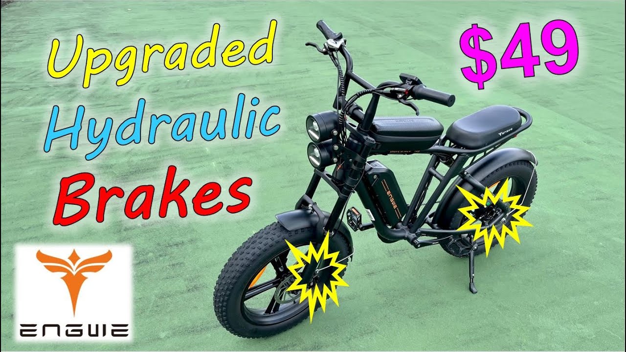 Engwe Hydraulic Brakes upgrade for $49 - plug & play
