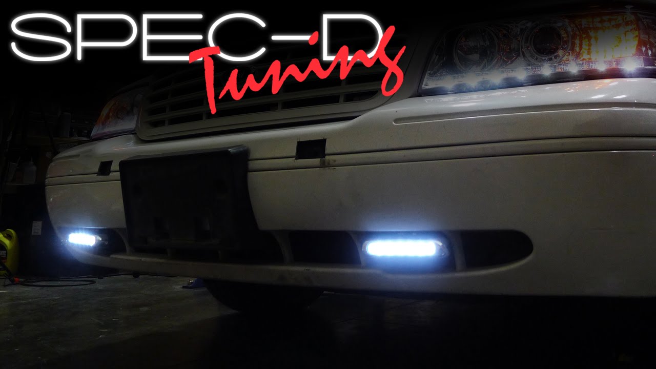 SPECDTUNING INSTALLATION VIDEO: UNIVERSAL LED DAYTIME RUNNING LIGHTS