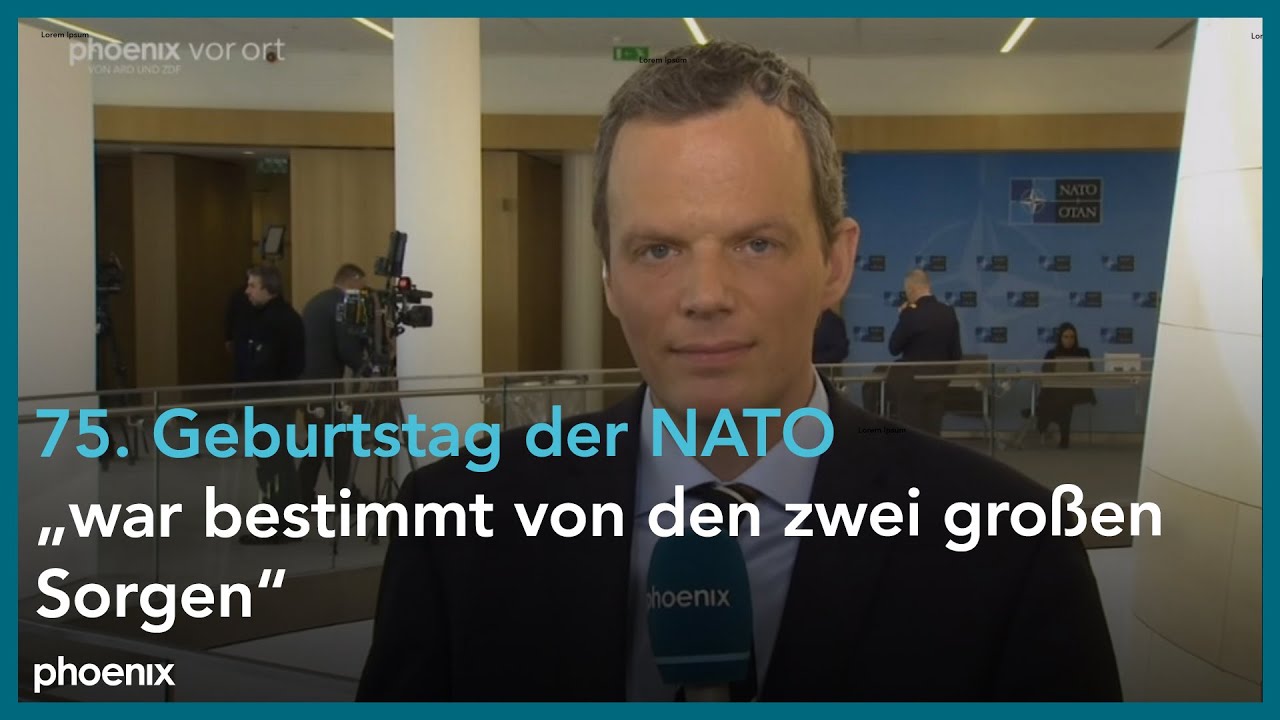 NATO: Florian Neuhann (ZDF-Korrespondent) zum 75. Geburtstag des Transatlantikpaktes | 04.04.24