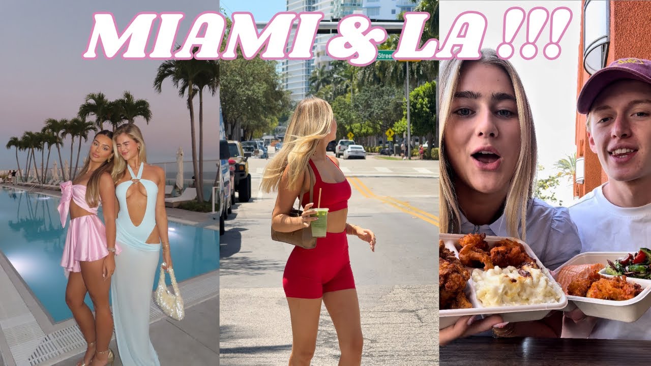 Aussie besties take MIAMI & LA 🌴⭐️💓🍸