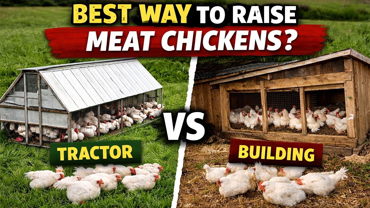 We Raised Meat Chickens in a Tractor AND a Coop!! Here’s What Happened!