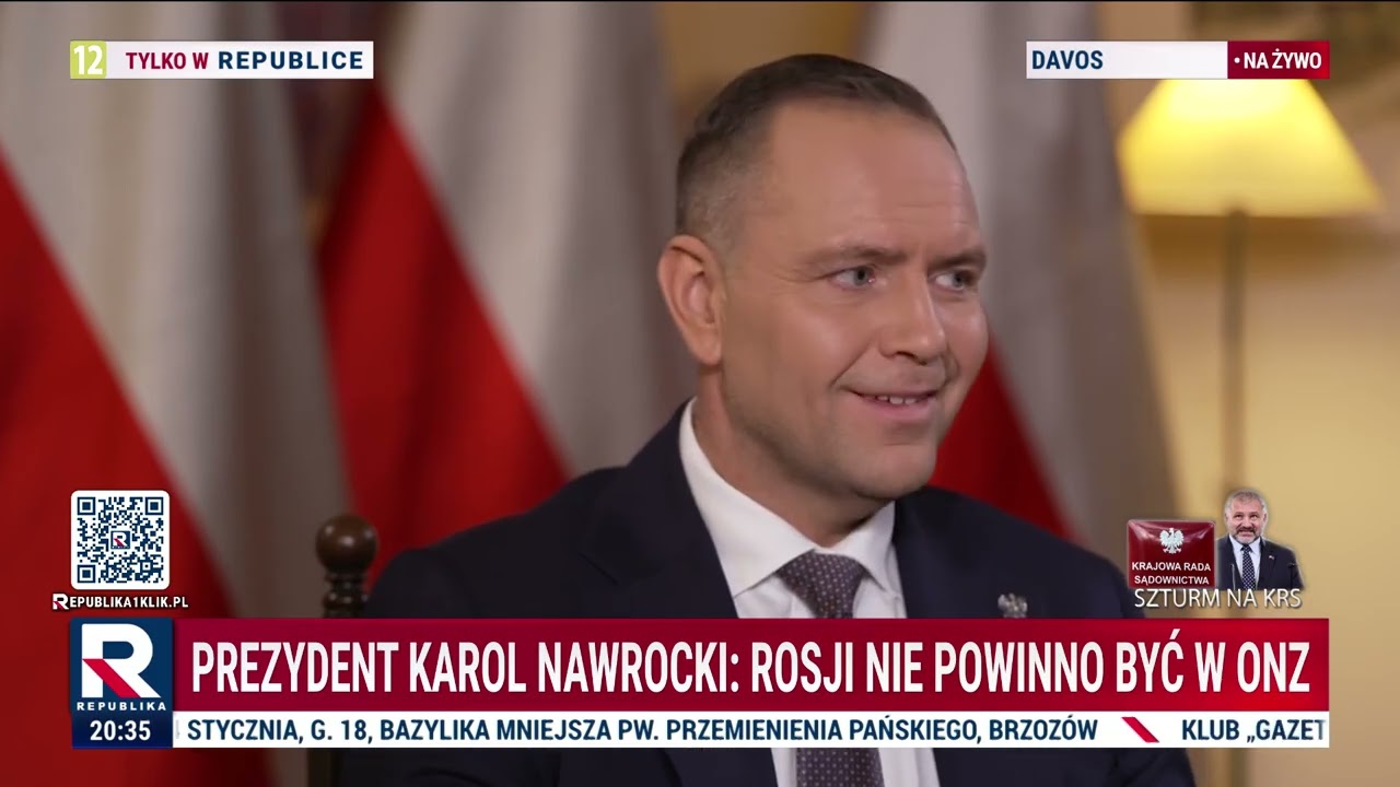 NAWROCKI W DAVOS: Polska wróci na mapę jako państwo prawa! | Gość Dzisiaj