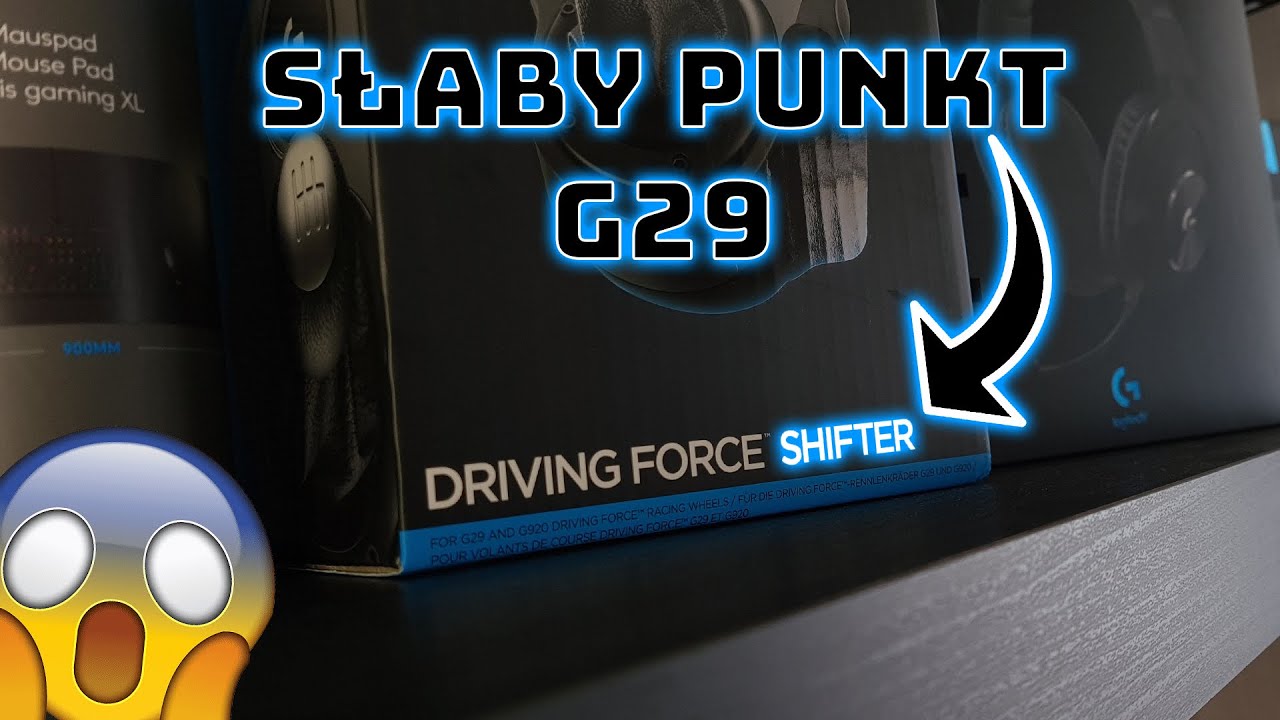 Najsłabsza część w kierownicy Logitech G29😱 *UNBOXING*