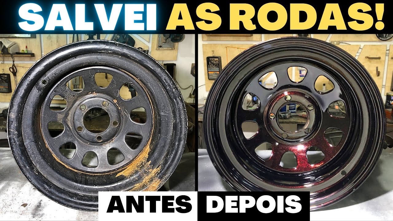 Восстановление моей DAYTONA 15x8 дюймов | Железные колеса с RUST