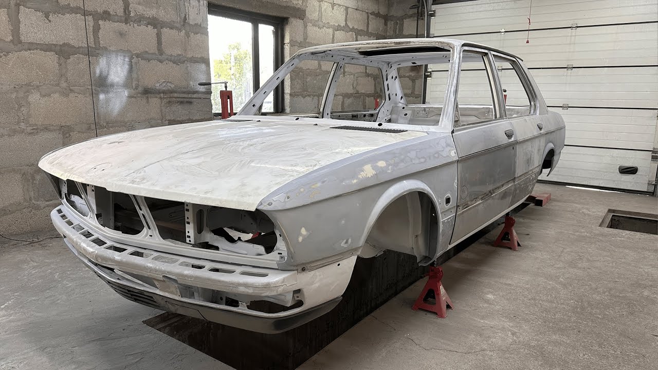 BMW E28 Restoration Part 5 Body restoration and finishing