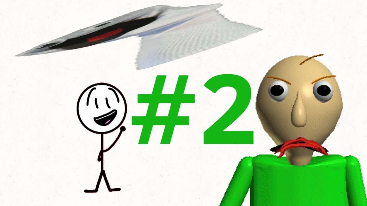 Reuben Stickman LIVE #2: Reuben tries to beat baldi's basics!