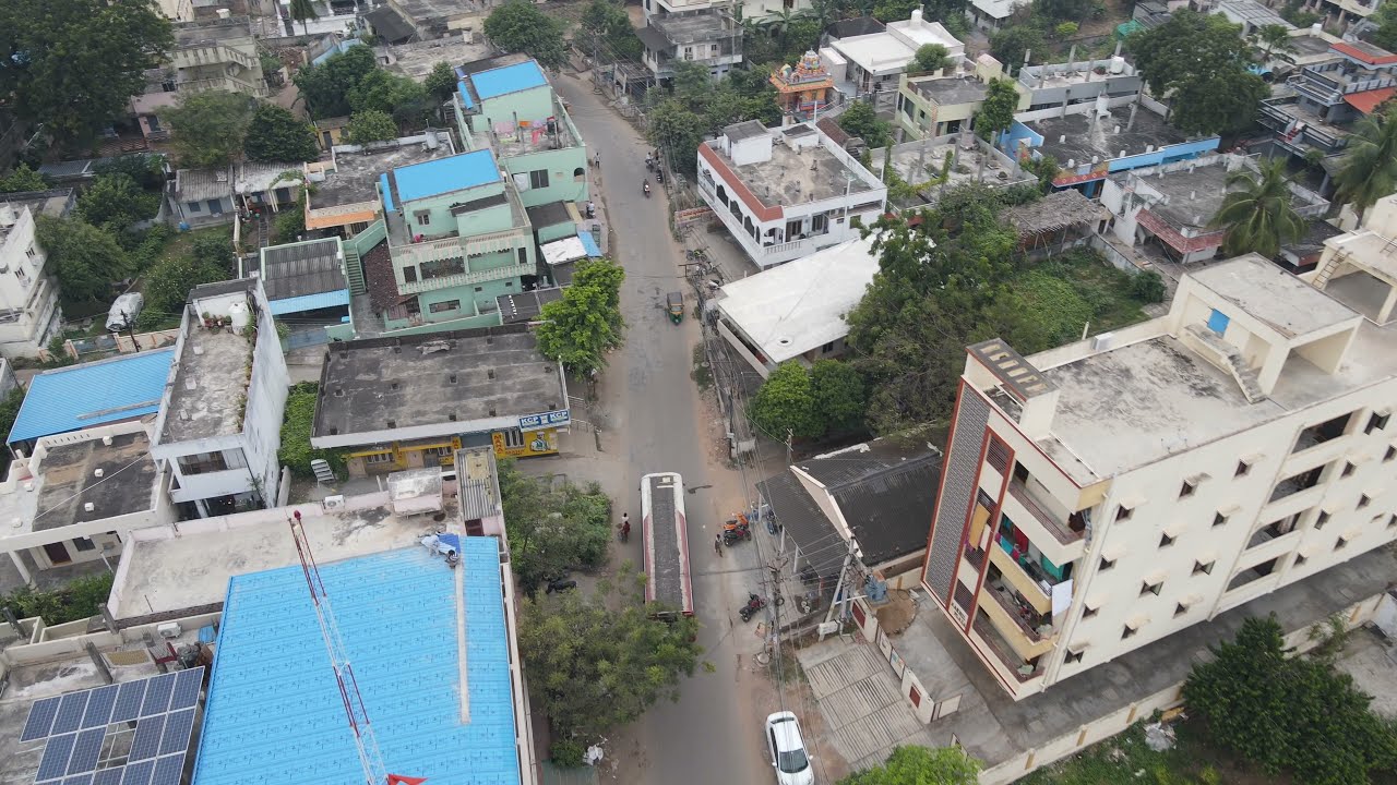 Penamaluru Village Drone View