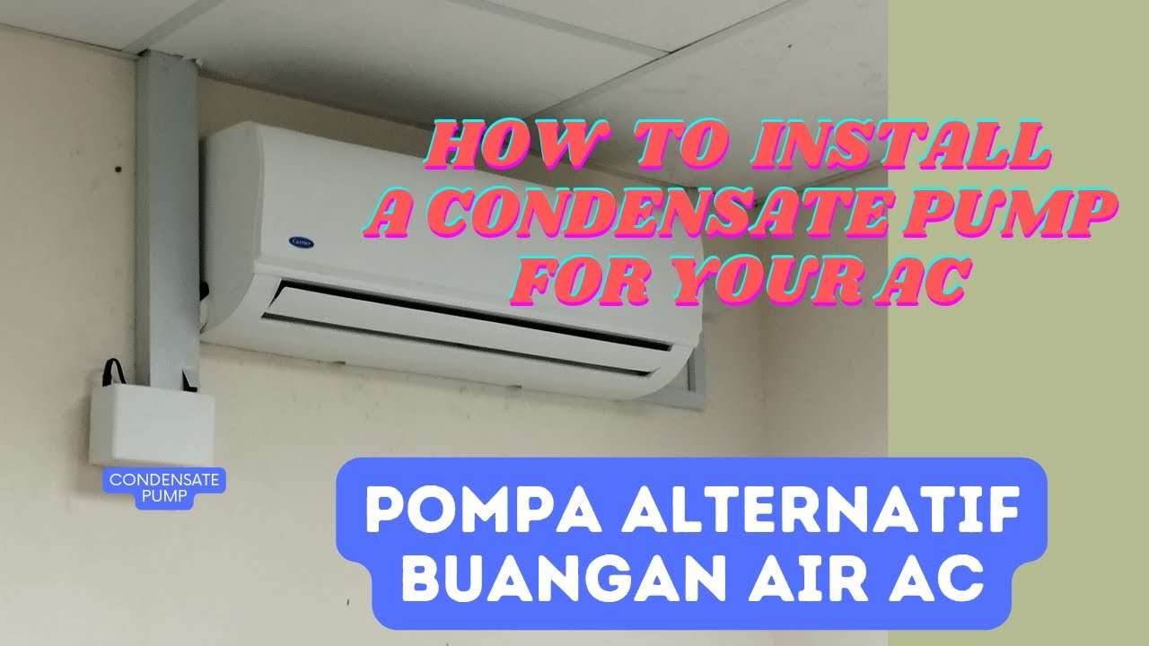 Condensate Pump Pompa  Alternatif  buangan Air AC