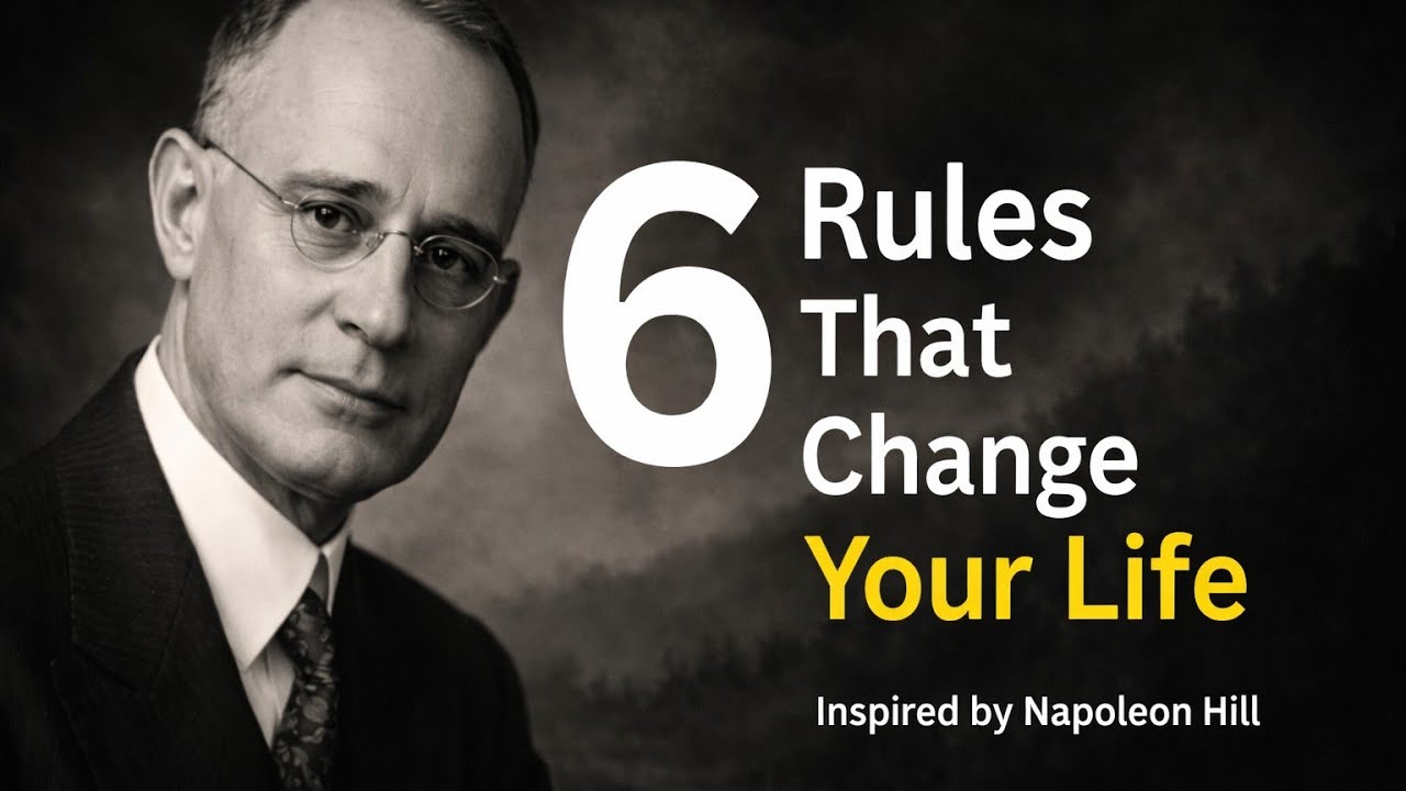 6 rules that change your life #napoleonhillspeech #motivationalvideo #studyadvice 