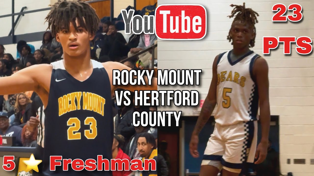 Rocky Mount vs Hertford County Rimiez Williams Led Scorers With 23 vs 5 Star Freshman Brelyn Moses 😱