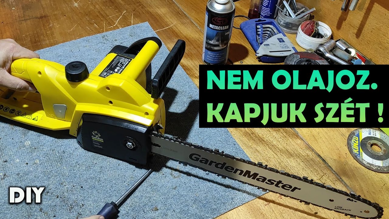 Láncfűrész olajpumpa javítás házilag. Szét-össze, fél óra alatt.