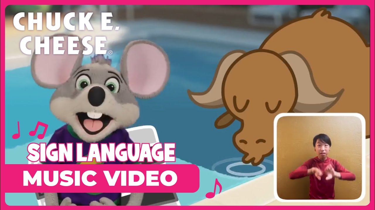 🐃 Water Buffalo (Sign Language) | 🎶 Silly Chuck E. Cheese Music Video 🤪