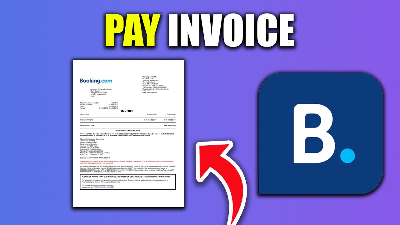 How To Pay Booking.Com Invoice | Pay Booking.Com Invoice Online