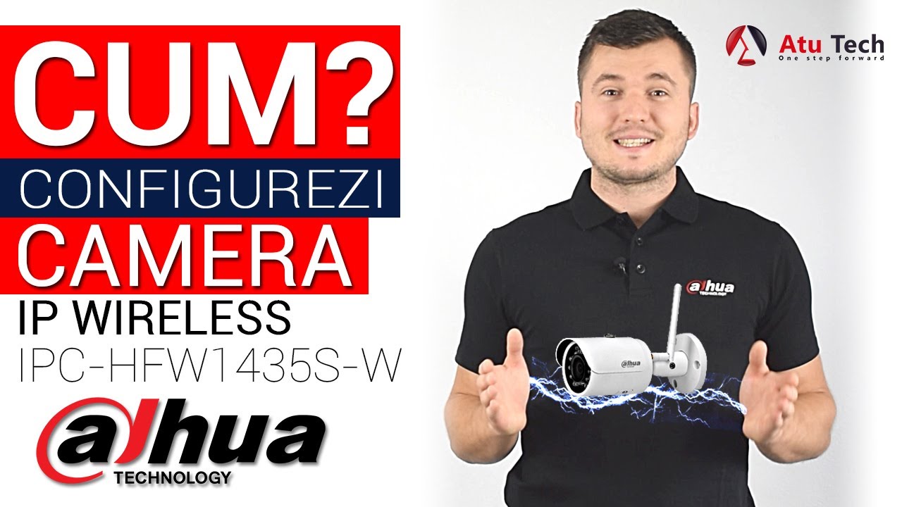 Cum configurezi Camera IP wi-fi 4MP, lentila 3.6mm, IR 30 metri MicroSD Dahua IPC-HFW1435S-W