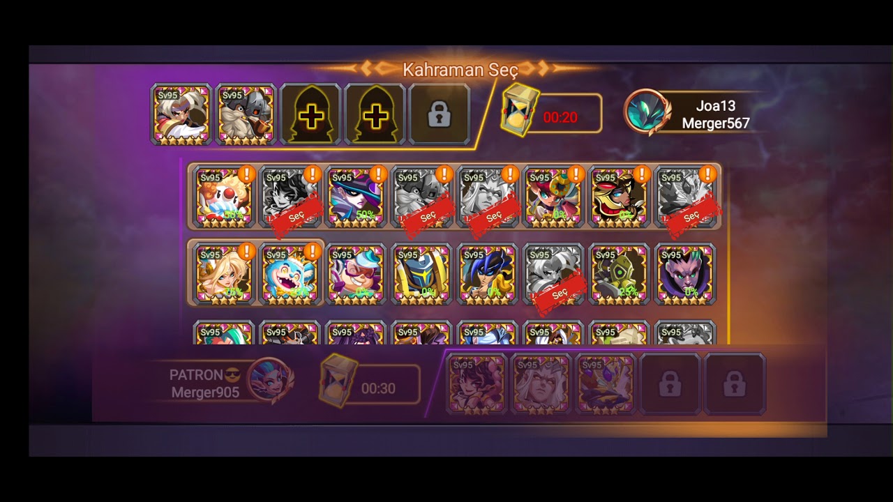 MAGİC RUSH HEROES MERGER 905 LEVEL 103  ( güç gösterisi ve hesap hakkında bilgilendirme )