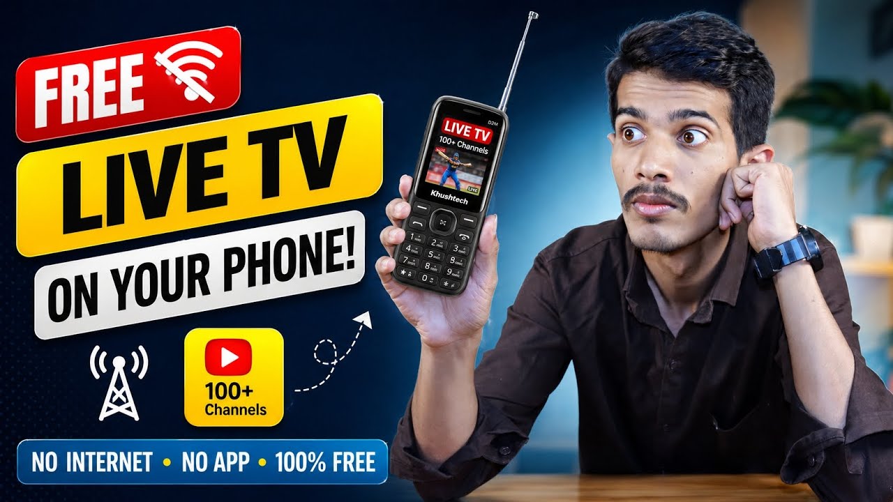 India's First D2M Phone - No WiFi, No Data, Just Free TV!