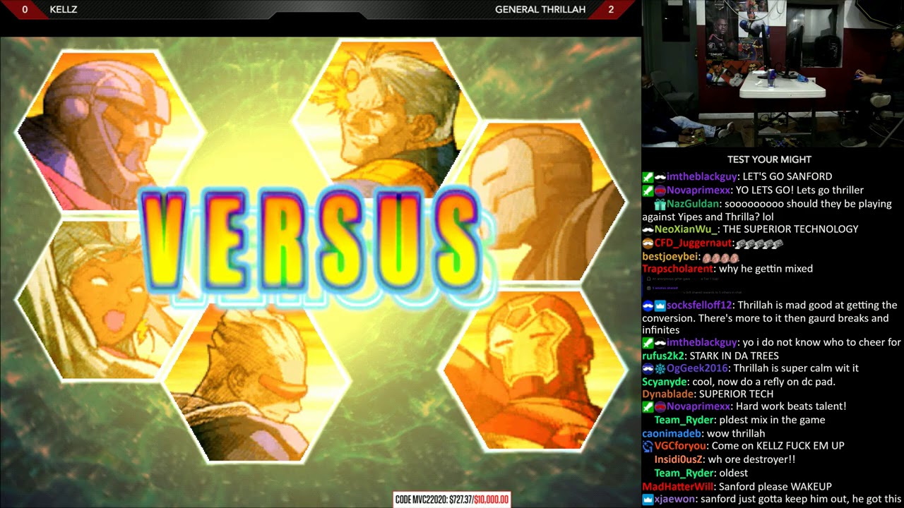 MVC2 @ Test Your Might - EMP Santhrax против General Thrillah [4K/60 кадров в секунду]