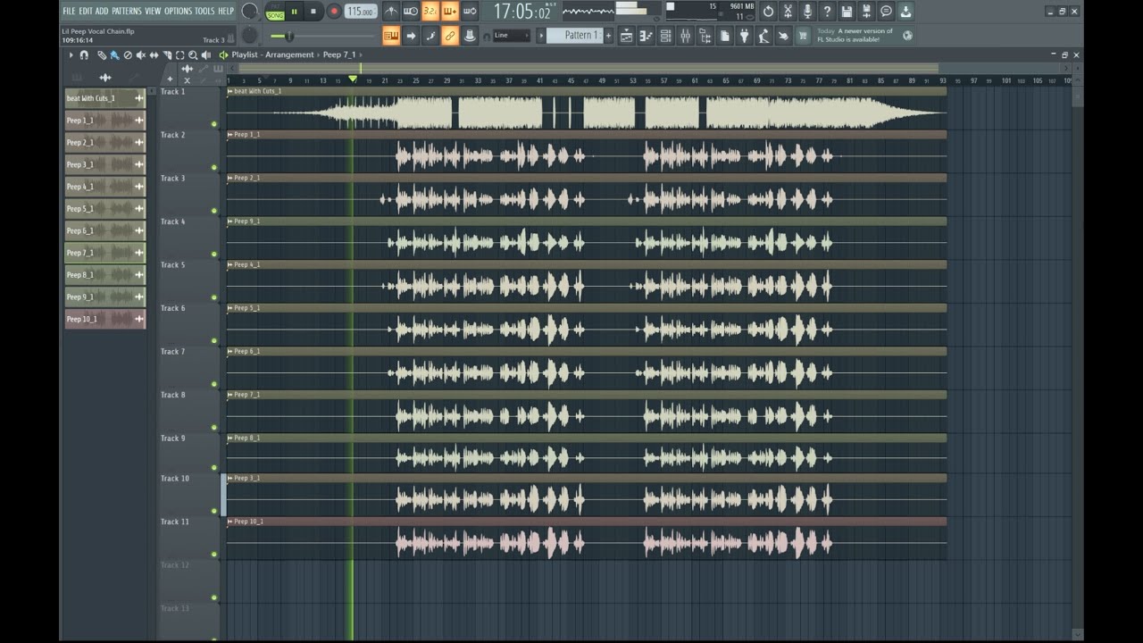 How Lil Peep Mixed "about u" in FL Studio
