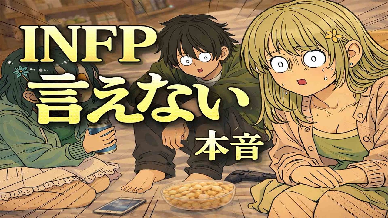 【アニメ】全MBTIで最も社会に合わないINFP（仲介者）の本音www【あるある】